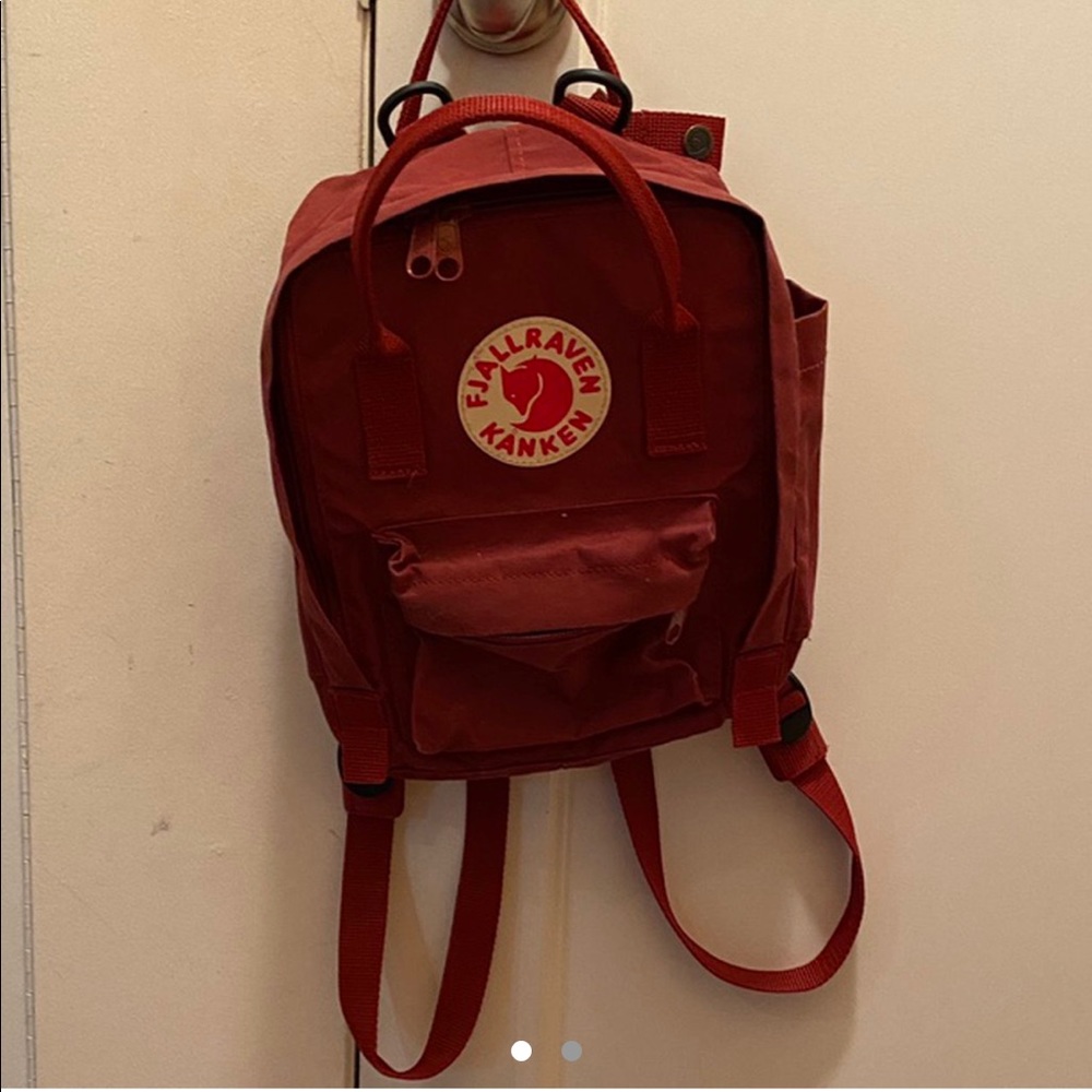 mini kanken backpack in ox red